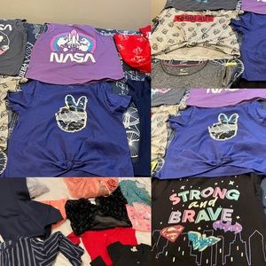 Girls clothing lot size Xl and xxl plus.